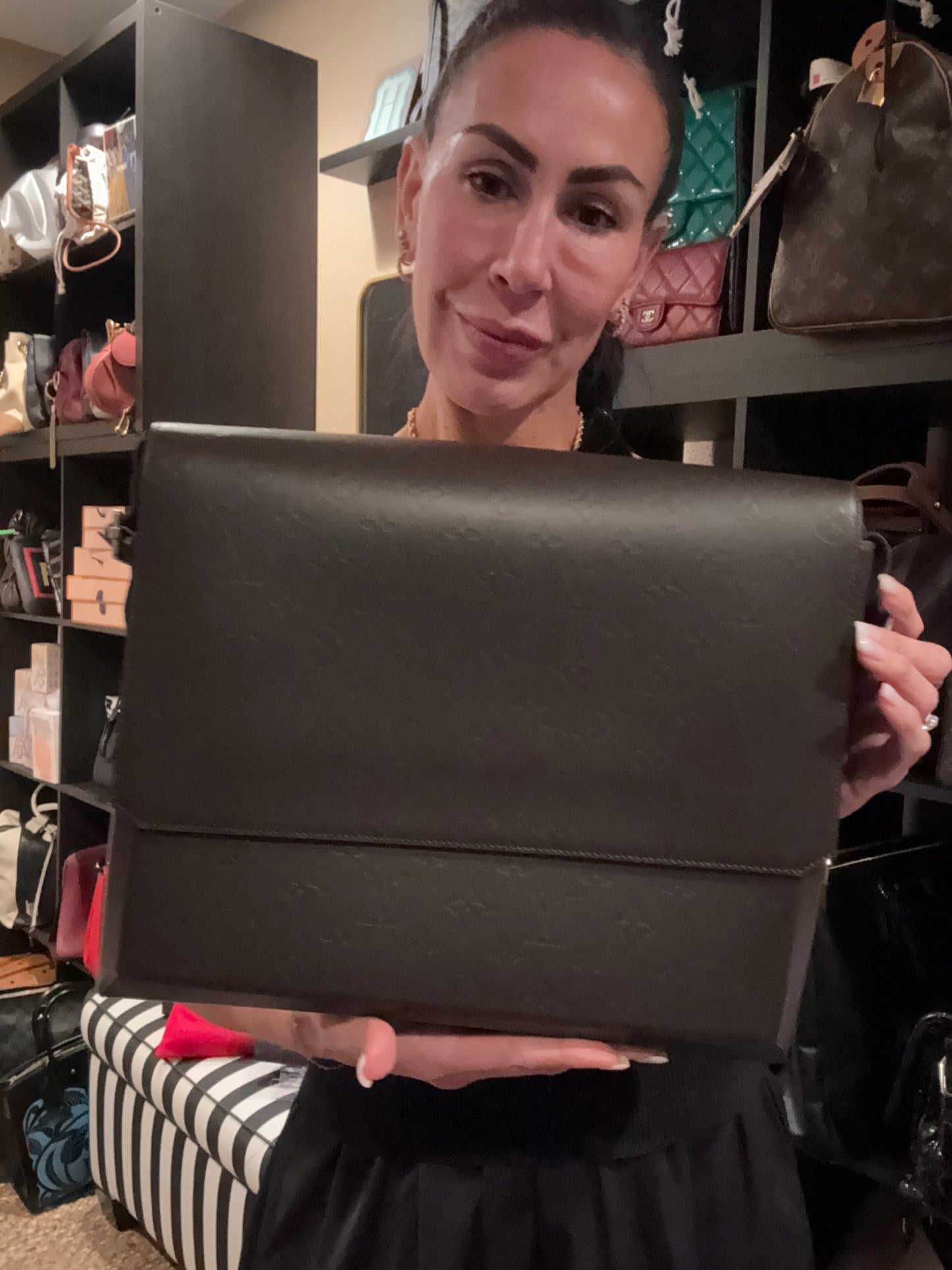 Louis Vuitton Glace Fonzie Messenger Bag all leather