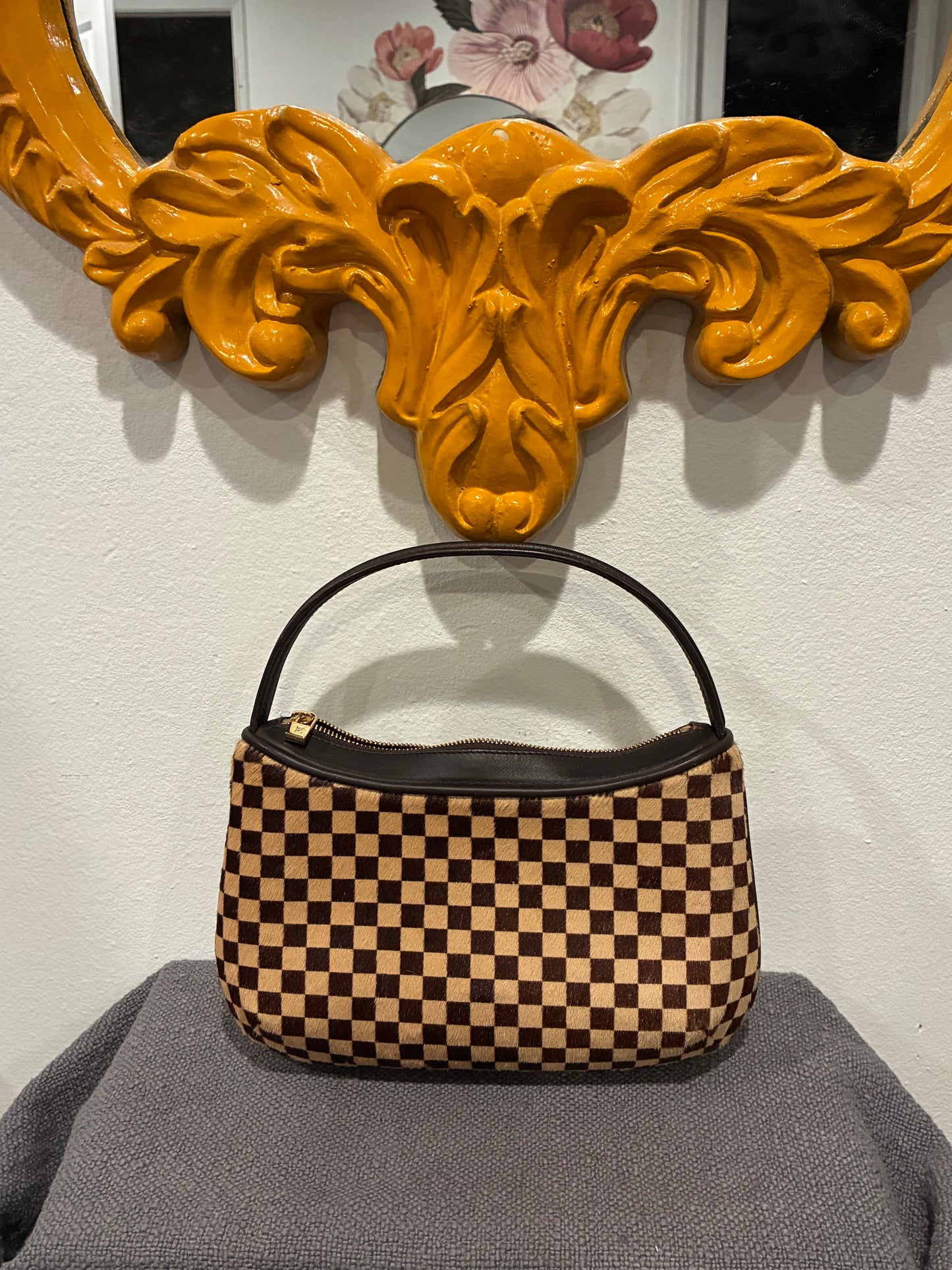 Louis Vuitton Damier Pony Hair Top Handle