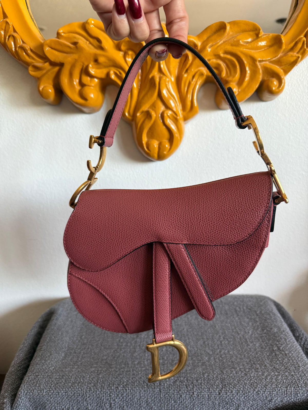 Christian Dior Mini Saddle Bag