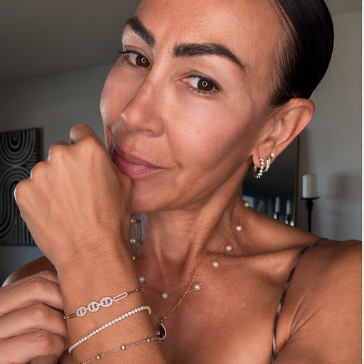 Diamond, 14K WG bracelet