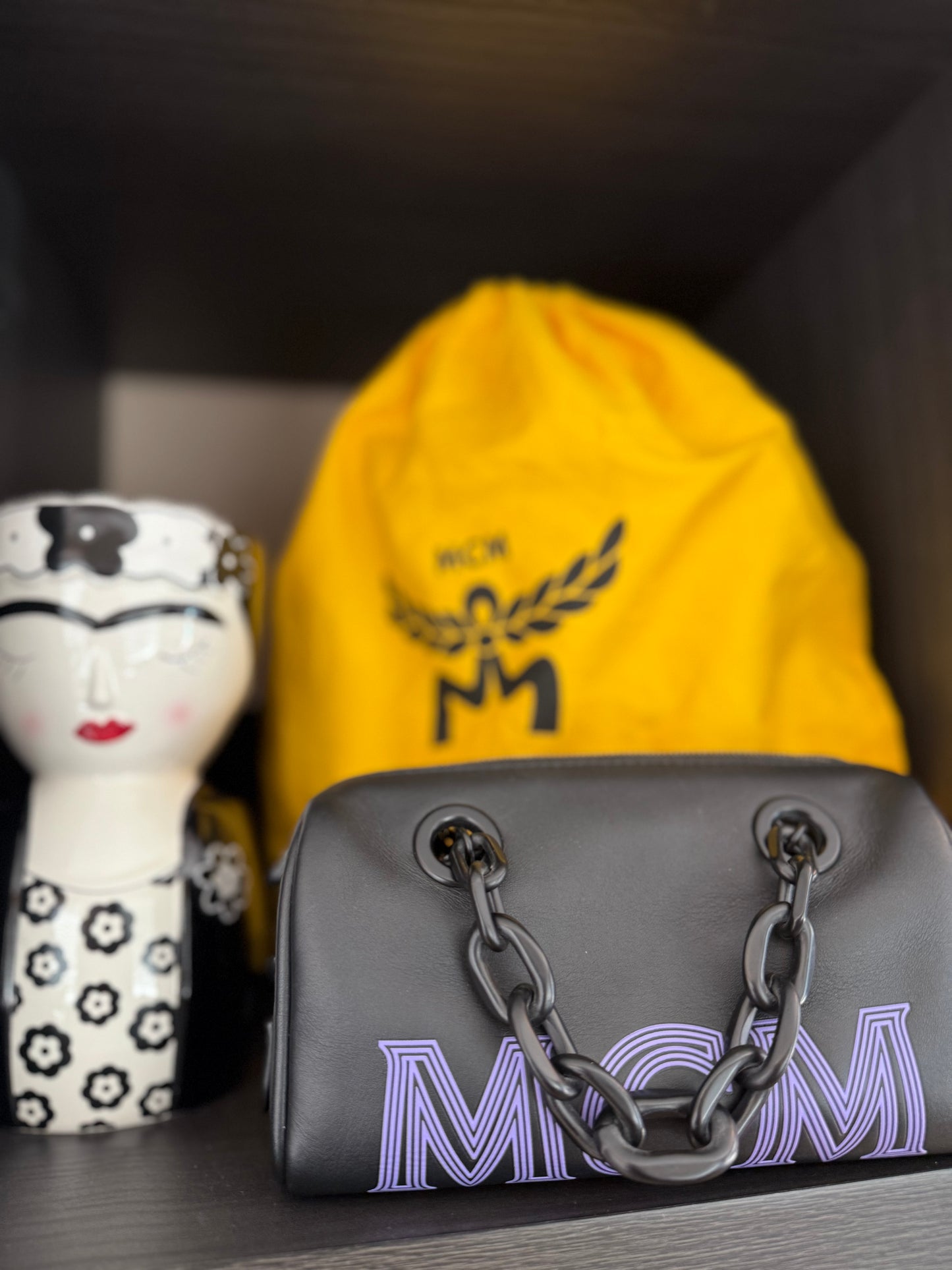MCM Mini Crossbody - matte black hardware
