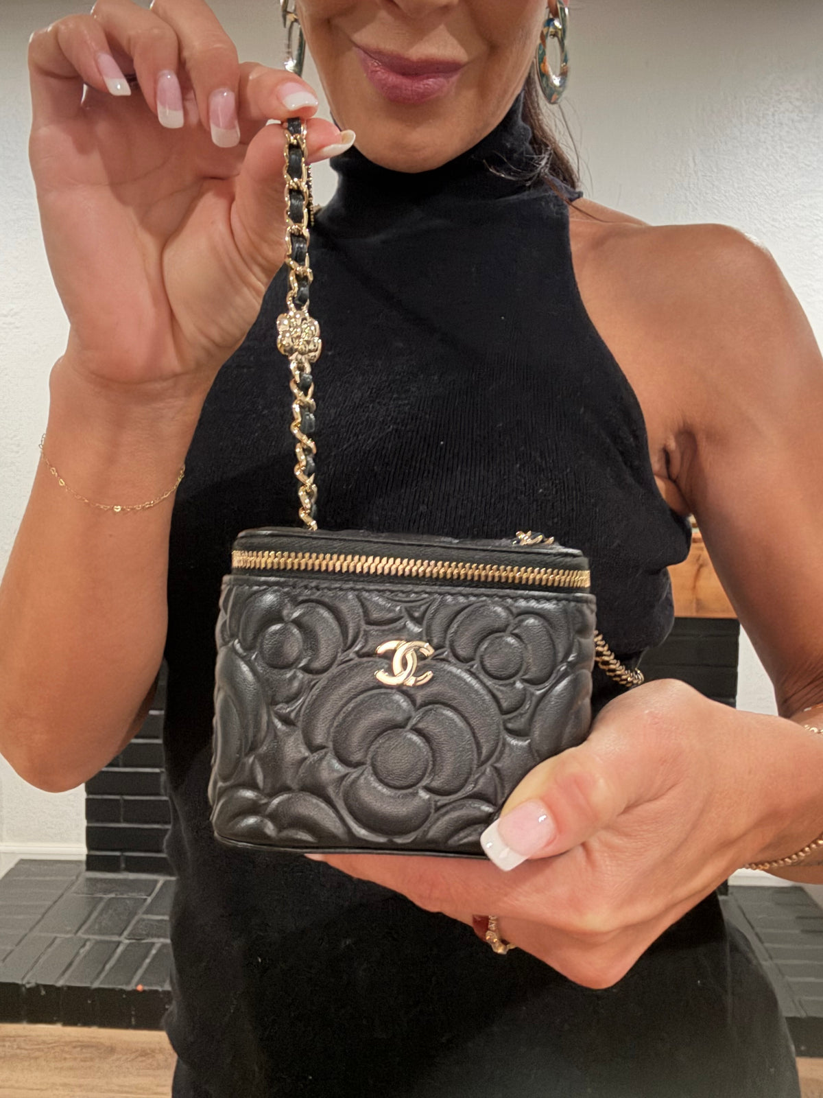 Chanel Camellia Mini Vanity (limited edition)