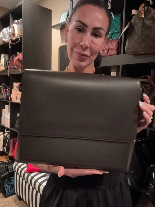 Louis Vuitton Glace Fonzie Messenger Bag all leather